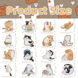 16 Pcs Cat Diamond Painting Magnets Kits Diamond Art Fridge Magnet Refrigerator Sticker Diamond Painting kit for Beginners Adults DIY Art Craft Gifts Home Decors (cat) Bulerrylulu
