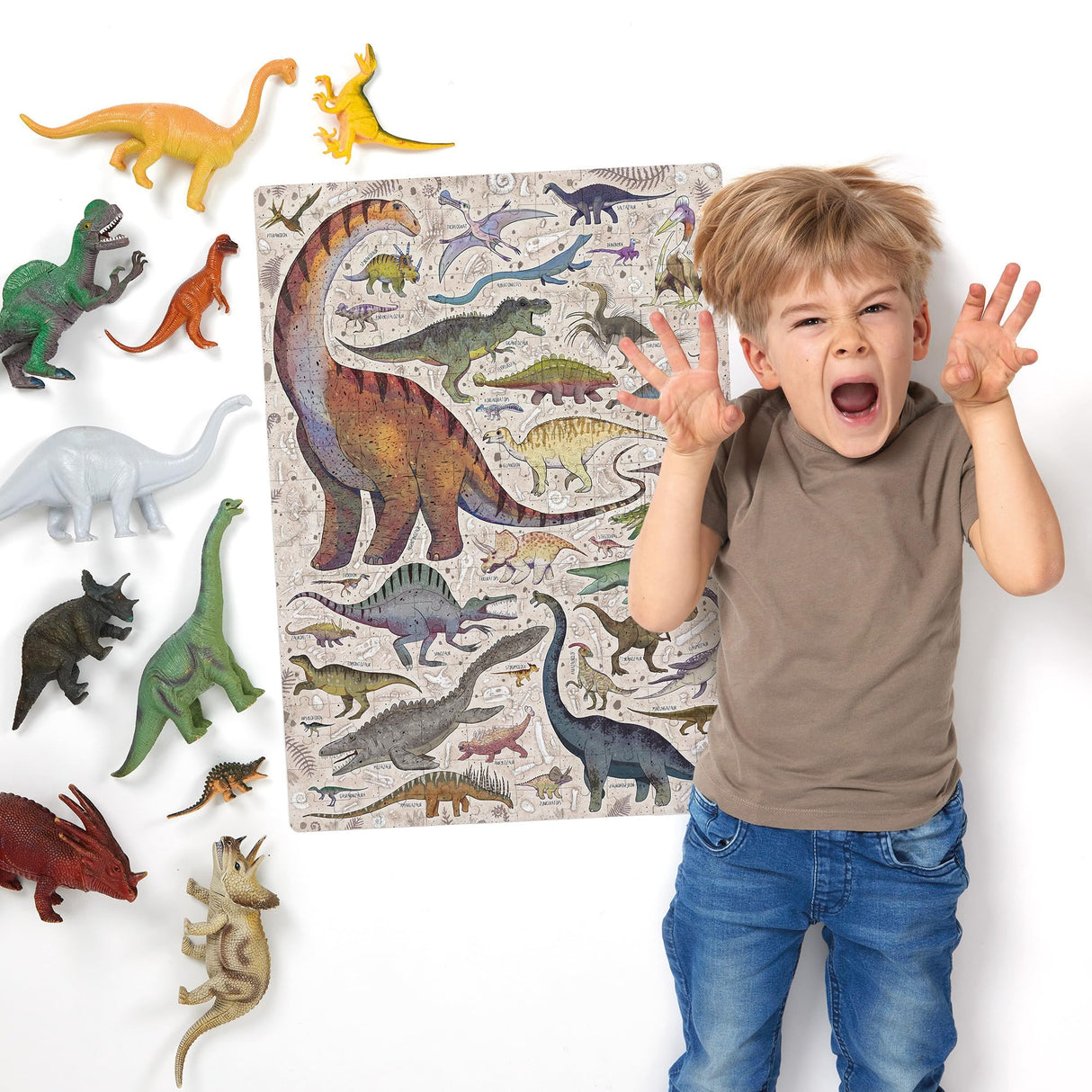 Puzzlove Dinosaurs (200 Pcs) 7+ Floor Puzzle Banana Panda