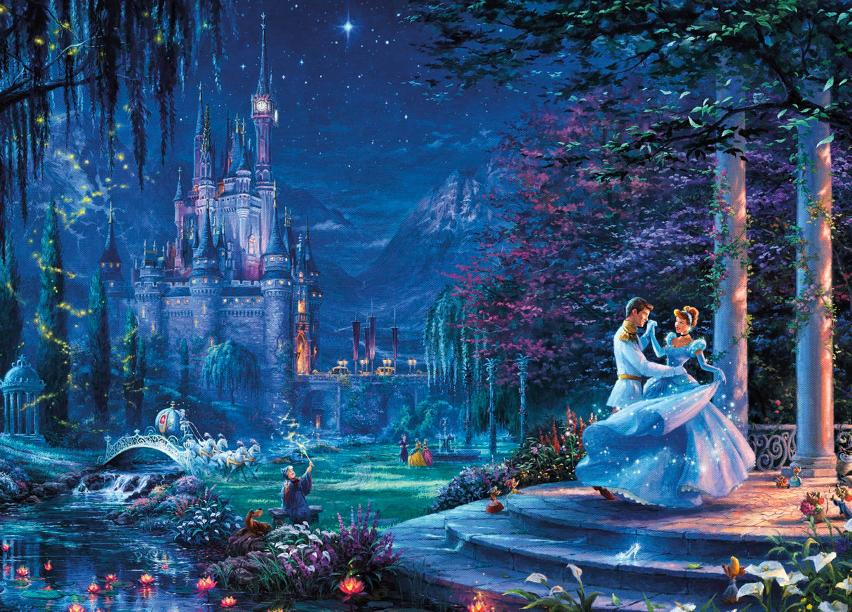 Ceaco - Thomas Kinkade - Disney - Cinderella - Dancing in The Starlight - 1000 Piece Jigsaw Puzzle Ceaco