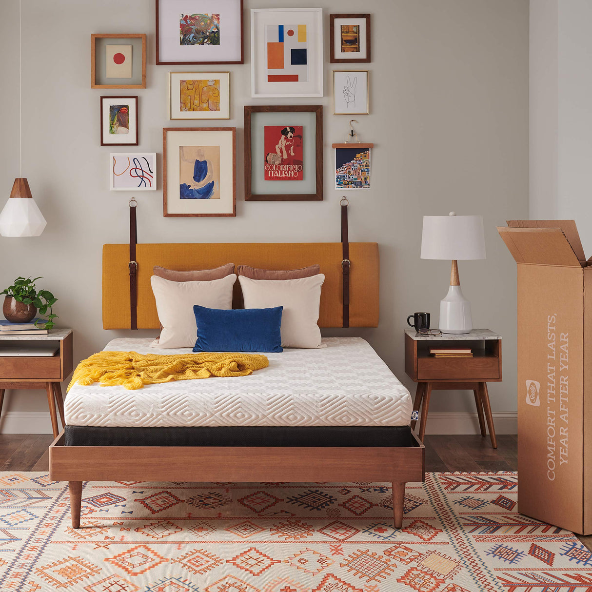 Sealy - Memory Foam Bed in a Box – 6 Inch, Low Profile, Medium Feel, Full Size, CertiPur-US Certified, White SEALY