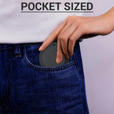 Matte Black Metal Zyn Pouch Container – Dual Compartment Storage Tin with Secure Lid Tharos Distribution