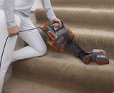 Shark Rocket HV302 Ultra-Light Corded Bagless Vacuum for Carpet and Hard Floor Cleaning with Swivel Steering, Orange (Renewed) Shark