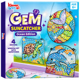 Klever Kits Diamond Art Kits for Kids, 4PCS Gem Painting Kit, Window Art Suncatchers Mosaic Kits Crafts for Girls Boy Birthday Gifts Toys Age 6+ Klever Kits