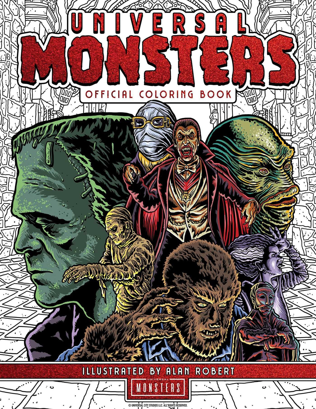 Universal Monsters: The Official Coloring Book WoodArtSupply