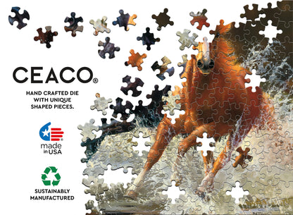 Ceaco - Horses - Splash - 500 Piece Jigsaw Puzzle