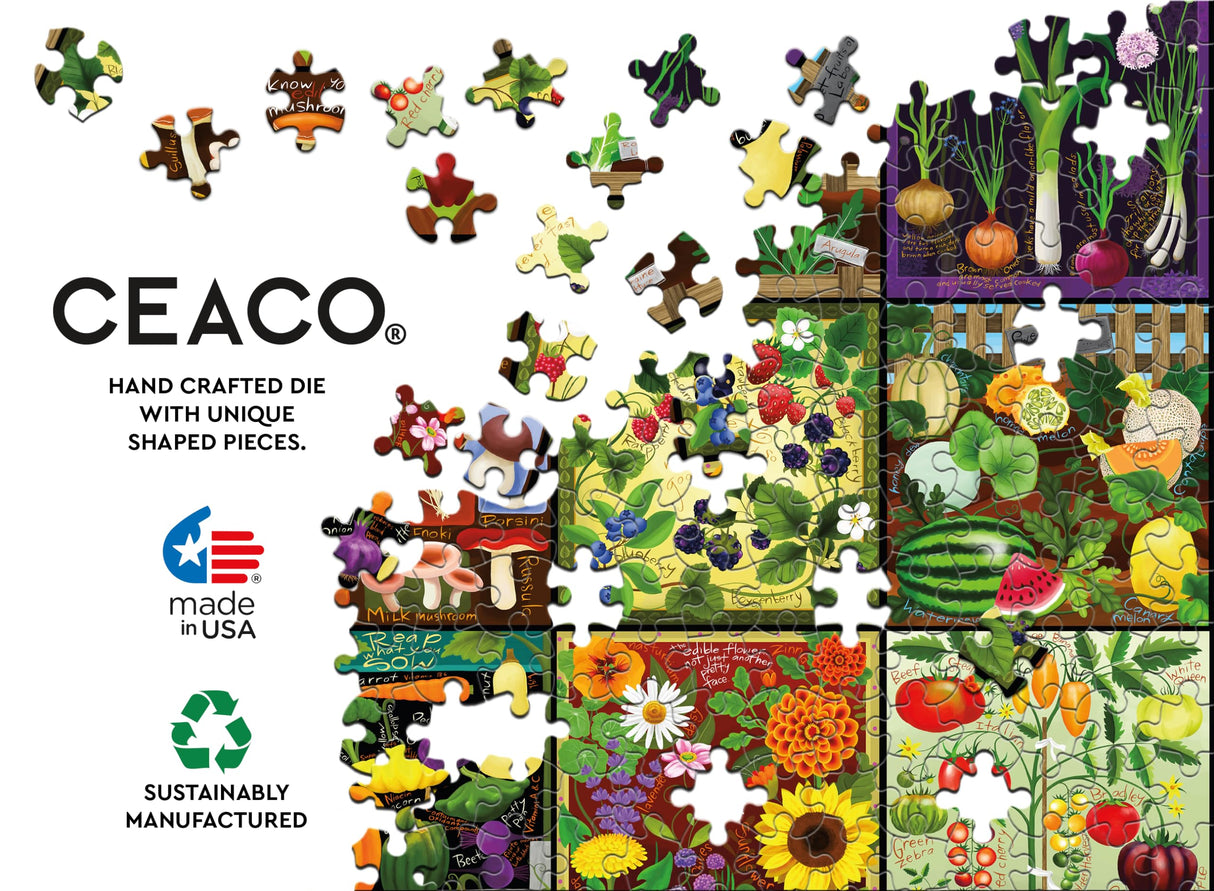 Ceaco - Tracy Flickinger - Colorful Harvest - 300 Piece Jigsaw Puzzle Ceaco