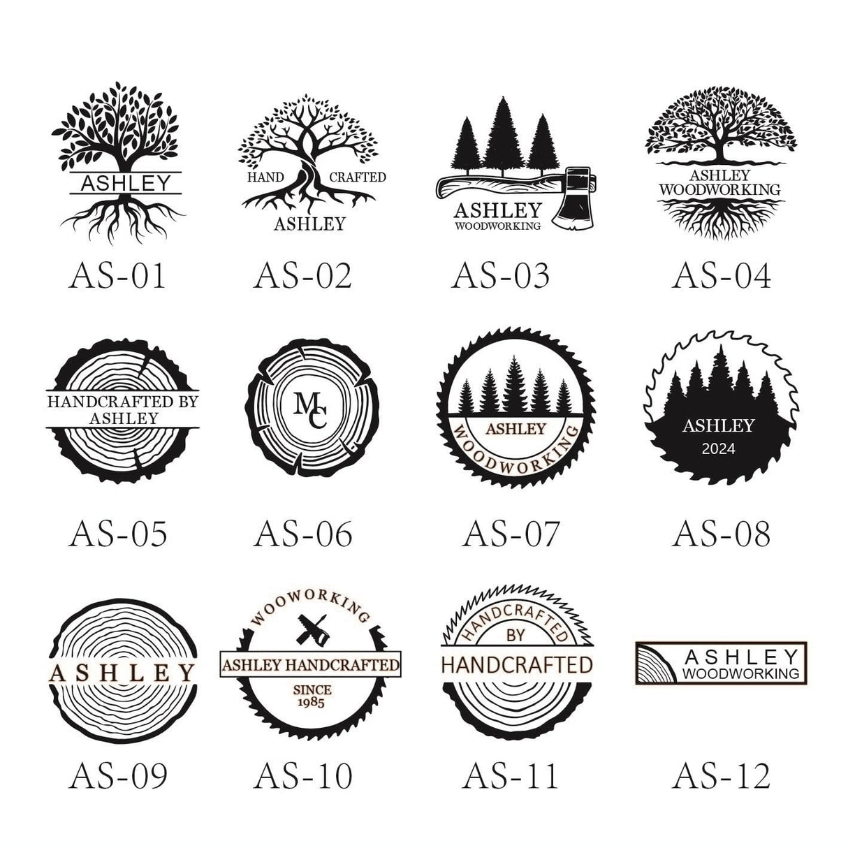 Customisable Temperature-Controlled Electric Branding Iron for Wood and Leather Ashley0921-custom personalized stamps-