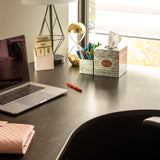 Kotinara Galvanized Tissue Box Cover Square with Rustic Bathroom Organizer - Rustic Tissue Box Holder with Storage - A Perfect Farmhouse Tissue Box Cover with Storage Box. KOTINARA