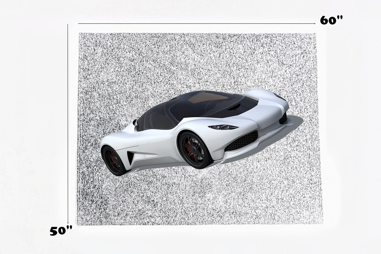 1 Pack 50"X60" Blank Sublimation Throw Blankets for Heat Press, Grey Polyester Fleece Sublimation Fleece Blanket Blanks for Custom Printing, DIY Sublimation Blankets with Soft and Warm Zeloyaut