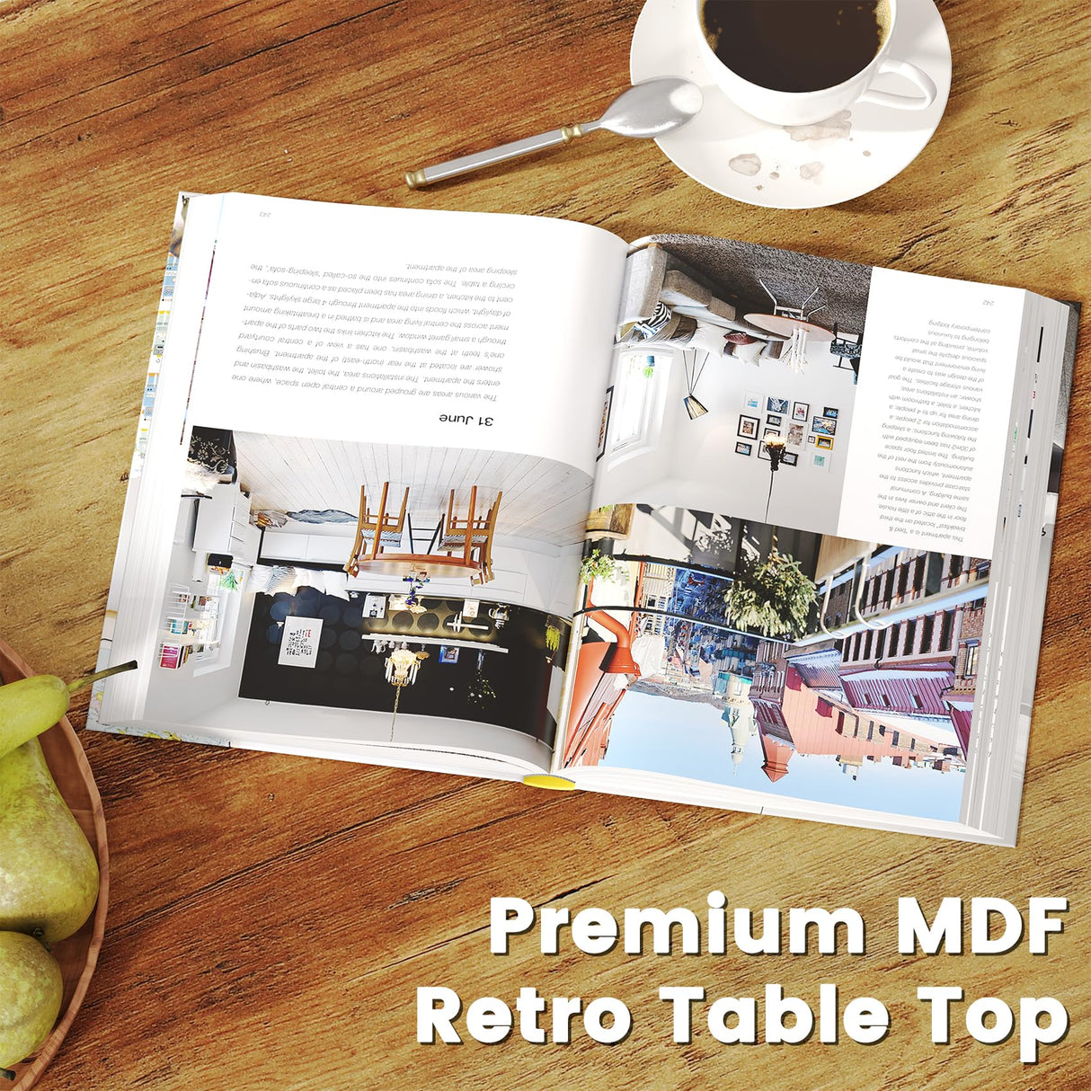 Bigbiglife Living Room Coffee Table Set of 3, Industrial Triangular-Design Coffee Table and 2 End Side Tables, 3 Piece Living Room Table Set with Large Storage for Apartment Home (Rustic Brown) Bigbiglife