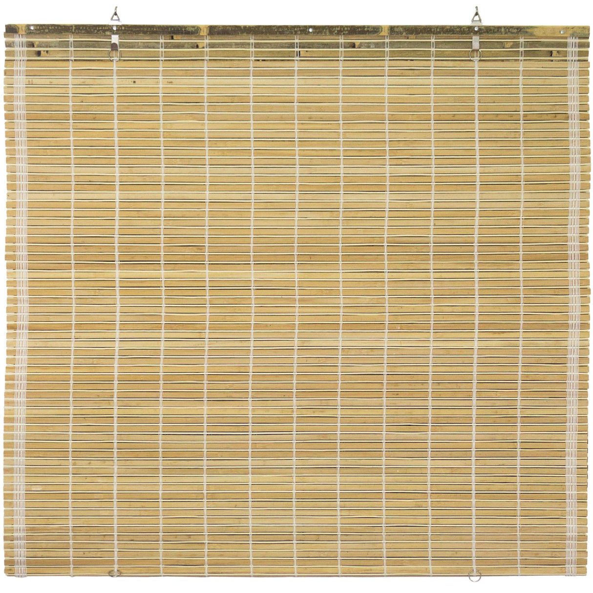 Red Lantern Burnt Bamboo Cordless Window Shade - Natural 36" W Red Lantern