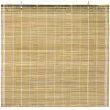 Red Lantern Burnt Bamboo Cordless Window Shade - Natural 36" W Red Lantern