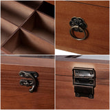 humberboat Sunglasses Storage Organizer, 12 Slots Wooden Lens Box Multiple Pairs Eyeglasses Case Sunglasses Case Holder Watches Jewelry Collection for Men Women Glasses humberboat