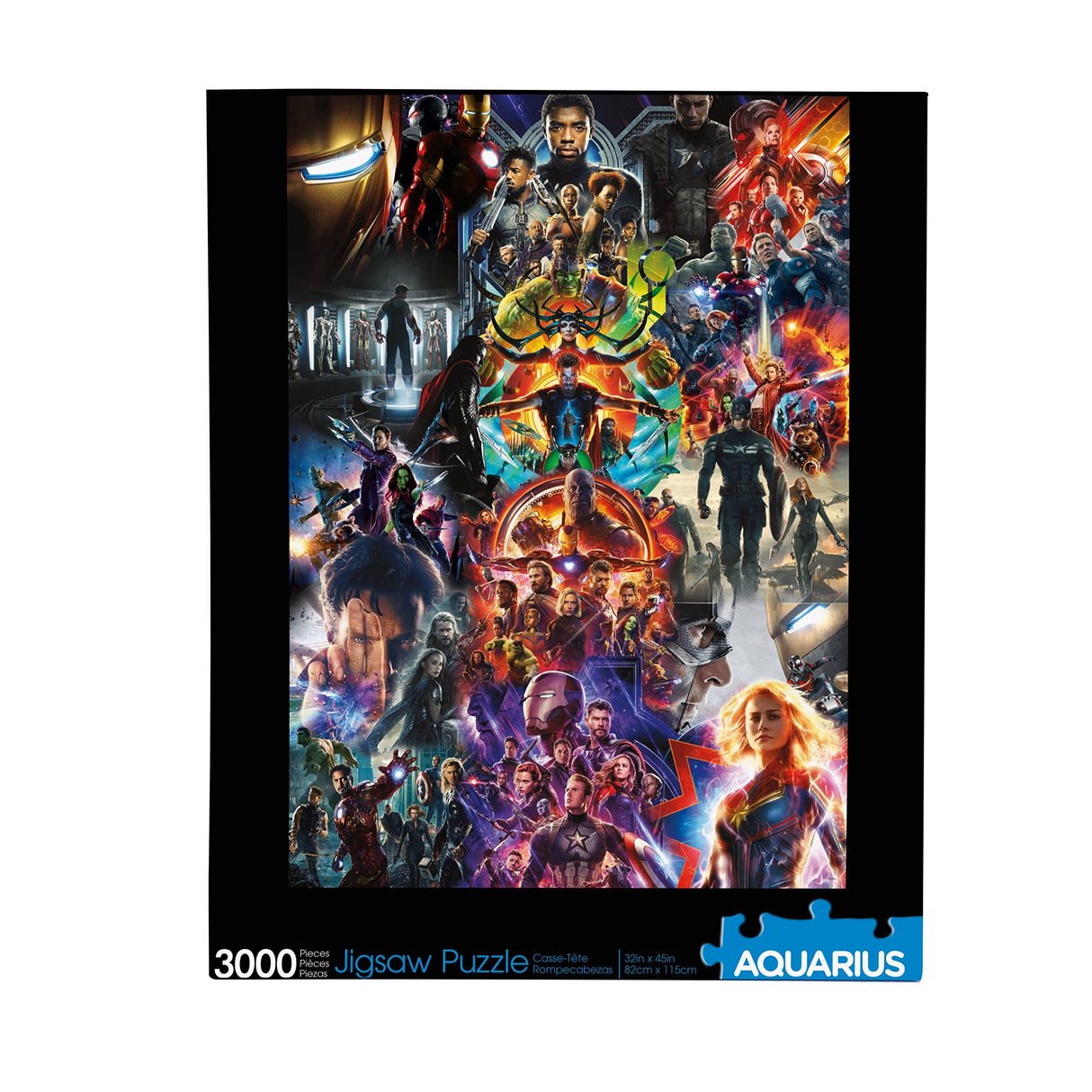 AQUARIUS Marvel Avengers Collage (3000 Piece Jigsaw Puzzle) - Glare Free - Precision Fit - Officially Licensed Marvel Merchandise & Collectibles - 32 x 45 Inches AQUARIUS