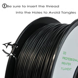 3D BEST-Q Flexible TPU 1.75mm 3D Printer Filament, Dimensional Accuracy +/- 0.03 mm, 1KG Spool, 8 Color to Choose (Black) 3D BEST Q