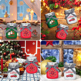 Hoolerry 3 Pcs Christmas Mini Mason Jar Farmhouse Tiered Tray Decor Glass Christmas Mason Jars with Lids Xmas Table Centerpieces Decoration for Holiday Winter Home Kitchen Tray Decor Hoolerry