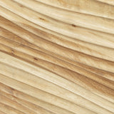 Lesley Modern Mango Wood and Iron Side Table, Natural and Black Great Deal Furniture