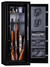 Kodiak Gun Safe for Rifles & Pistols, KBX5522 by Rhino Metals with New SafeX Security System, 35 Long Guns & 2 Pistol Pockets, 30 Minutes Fire Protection, Door Organizer for Handguns & Ammo, 258lbs Kodiak
