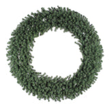 Vickerman 60" Unlit Douglas Fir Artificial Christmas Wreath with 900 PVC Tips - Outdoor Christmas Wreath - Traditional Green PVC Tips - Customize with Lights, Ornaments, Ribbons - 60" Diameter Vickerman