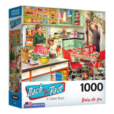 RoseArt - Back to The Past - Baking with Mom - 1000 Piece Jigsaw Puzzle for Adults RoseArt