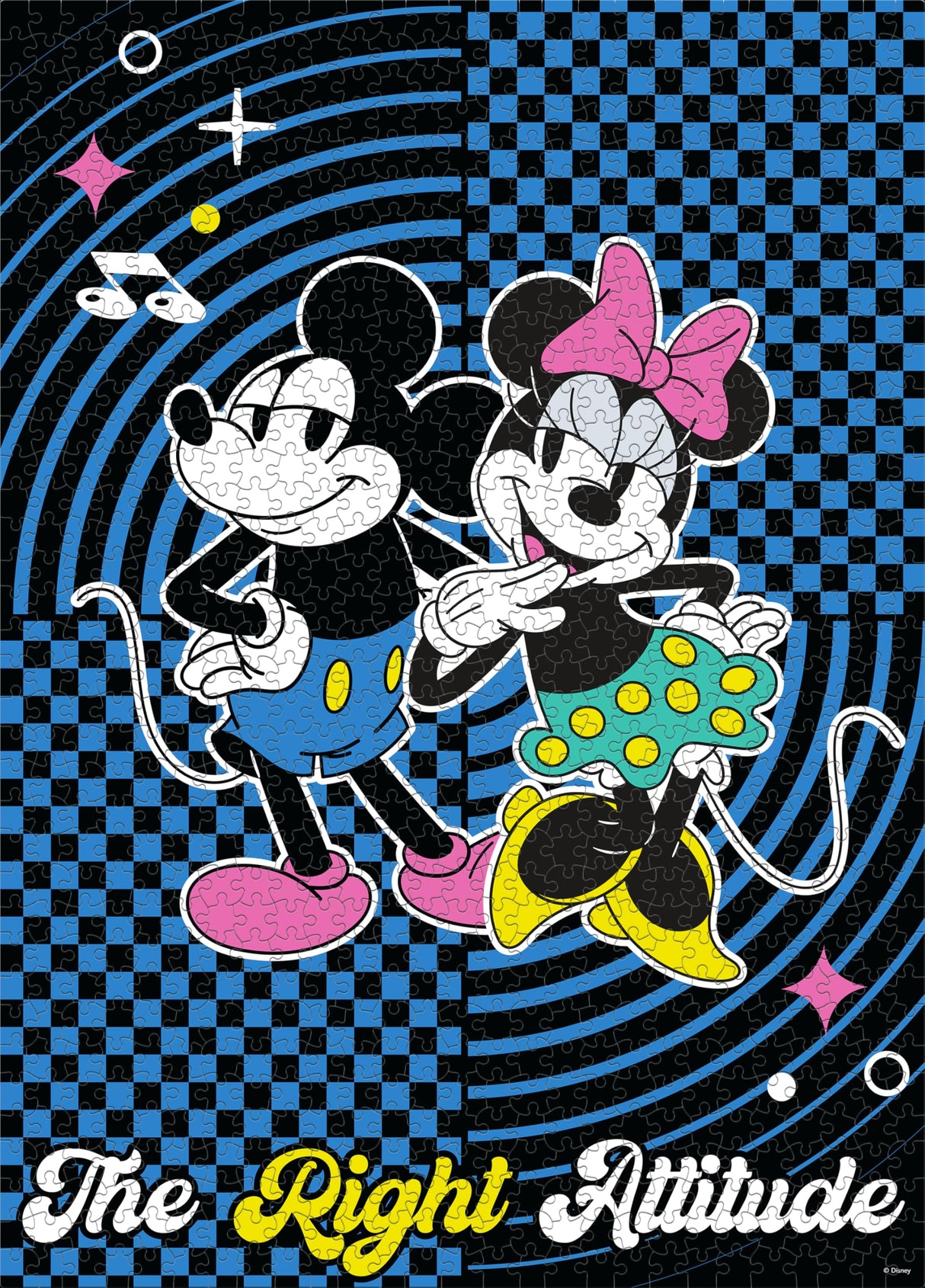 Ceaco - Disney - Mickey and Friends - The Right Attitude - 1000 Piece Jigsaw Puzzle Ceaco