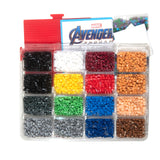 Perler PER8054346 Marvel Avengers Fuse Bead Kit, 4503pc, 10 Patterns, Multicolor, Small Perler