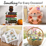 Bucilla, Santa's Gathering, Felt Applique Christmas Stocking, 18" Bucilla