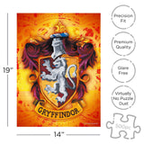 AQUARIUS Harry Potter Puzzle Gryffindor Crest (500 Piece Jigsaw Puzzle) - Officially Licensed Harry Potter Merchandise & Collectibles - Glare Free - Precision Fit - 14x19in AQUARIUS