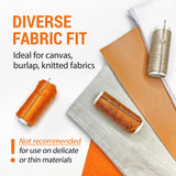 VONEEDL 50 Large Eye Heavy Duty Needles - 5 Sizes Easy to Thread Sharp Point Needles Perfect for Hand Sewing, Knitting, Crewel Darning, Crafting, and DIY VONEEDL