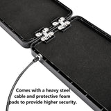 Adoreal Gun Safes for Pistols, Small Pistol Safe Handgun Portable Safe with 4 Digits Combination Lock for Gun Storage, Plastic Handgun Case for Car, Home, Travel Adoreal