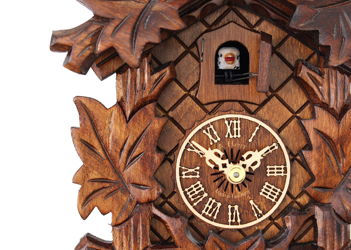 HerrZeit by Adolf Herr Cuckoo Clock - The Traditional Vine Leaves AH 80/1 HerrZeit by Adolf Herr