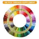 INSCRAFT Embroidery Floss Kit, 364 Pack Embroidery Cross Stitch Kit with 200 Colors Friendship Bracelets Floss and Cross Stitch Tools for Embroidery and Friendship Bracelet String Make INSCRAFT