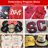 Smartstitch S-1201 Compact Embroidery Machine with 12 Needles, 1200SPM Max Speed, 7“ Screen, Wifi, 9.5"x12.6" Embroidery Area, Your First Commercial Embroidery Machine for Flat, Hat, T-shirt and more smartstitch