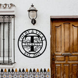 Custom Metal Sign, Metal Name Sign, Metal Wall Art, Monogram Wall Decor, Outdoor Decor Sign, Personalized Family Name Sign, Metal Letters, Wedding, ZLOOREE