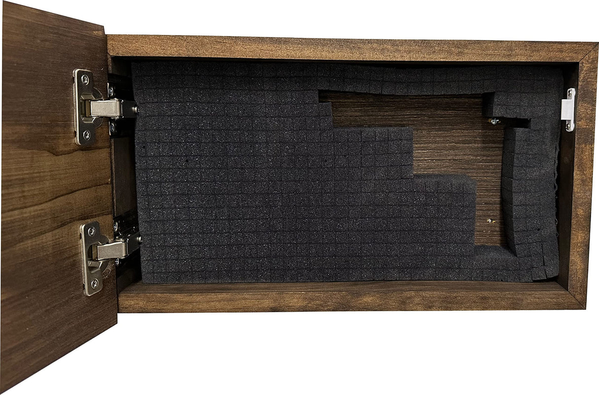 Bellewood Designs Hidden Gun Storage, Personalized Concealment Shelf with Family Name, Last Name and Established Date (Provincial) Bellewood Designs