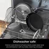 Ninja Pots and Pans Set Non Stick | Comfort Grip 10-Piece Cookware Set with NeverStick | Frying Pan, Sauce Pan With Lid, Stock Pot with Lid, Nonstick, Dishwasher Safe, Oven Safe to 400°F, CW69010 Ninja