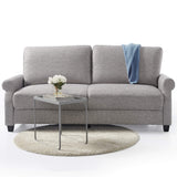 ZINUS Josh Sofa Couch, Easy, Tool-Free Assembly, Soft Grey Zinus
