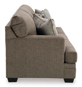 Signature Design by Ashley Stonemeade Contemporary Sofa Sleeper with Folding Gel Memory Foam Mattress, Reversible Cushions and 4 Accent Pillows, Queen, Dark Brown Signature Design by Ashley