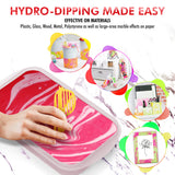 Marabu Easy Marble Paint Set - Neon Colors Starter Set - Marbling Paint Kit for Kids and Adults - Hydro Dipping Paint for Tumblers, Ceramic, Paper, Glass, Plastic - 5 x 15ml Bottles Marabu