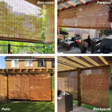 HIAPES Bamboo Blinds, Bamboo Shades for Outdoor Patio, Bamboo Shades for Patio, Sun Protection, Breathable, Bamboo Shades are Suitable for Decks, porches, Balconies, and backyards HIAPES