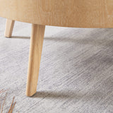 Gexpusm Round Wood Coffee Tables for Living Room, Farmhouse Circle Coffee Table, Rustic Mid Century Wooden Coffee Tables for Apartment, Easy Assembly (Only Coffee Table, 31.50" Dx31.50 Wx14.29 H) Gexpusm