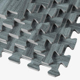 Forest Floor 3/8 Inch Thick Printed Foam Tiles, Premium Wood Grain Interlocking Foam Floor Mats, Anti-Fatigue Flooring, 24 in x 24 in We Sell Mats