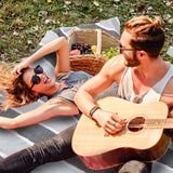 ROOITY Double Hammock Brazilian Hammocks with Portable Carrying Bag,Soft Woven Fabric, Up to 450 Lbs Hanging for Patio,Trees,Garden,Backyard,Porch,Outdoor and Indoor XXX-Large Grey&White Stripe ROOITY