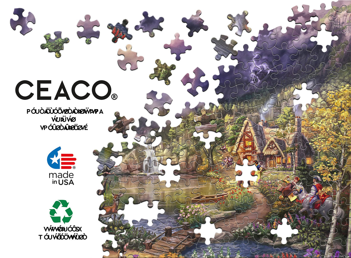 Ceaco - Thomas Kinkade Disney Dreams - Evil Queen - 1000 Piece Jigsaw Puzzle Ceaco