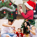 40PCS Christmas Crafts for Kids Beaded Ornament Kit - Including 10 PCS Snowman,12 PCS Wreath,8PCS Candy Cane,10PCS Lollipop, Xmas Holiday Party Tree Favor Decorations luck sea