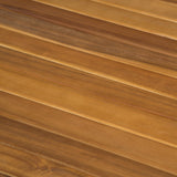 Christopher Knight Home Stanyan Outdoor Acacia Wood Dining Perfect for Patio | with Teak Finish, 7 Piece Set Christopher Knight Home