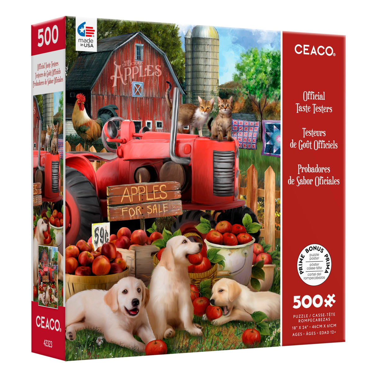 Ceaco - Official Taste Testers - 500 Piece Jigsaw Puzzle Ceaco