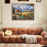 500 Piece Puzzles for Adults, Jigsaw Puzzles 500 Pieces, Flowers Mountain Puzzles 500 Pieces for Adults, Horse Jigsaw Puzzles, Funny Challenging Puzzles, Great Gift for Family Friends, 21 x 15 in Jeacirio