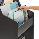Crosley Furniture Liam Record Storage Stand, Black Crosley Furniture
