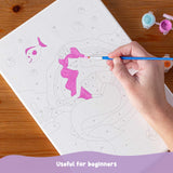 BONNYCO Paint by Numbers Kit for Kids Mermaid Pack 3 Canvas Paint by Number Canvas Framed Pre Drawn, Mermaid Gifts for Girls Painting | Arts and Kids Crafts 4-6 8-12 | Pintar por Numeros Niñas BONNYCO